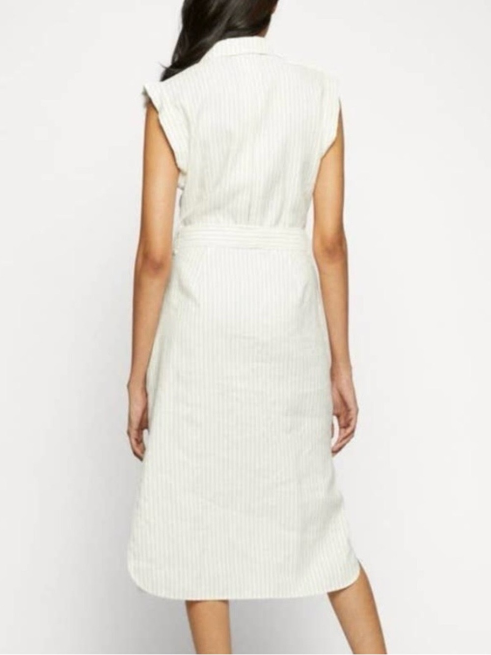 RAG & BONE Helena Stripe Linen Blend Shirtdress - Picture 8 of 16